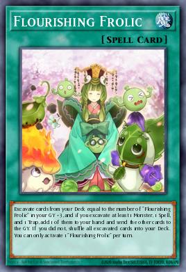 Flourishing Frolic Yu-Gi-Oh card