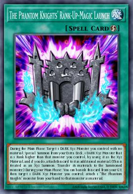 The Phantom Knights' Rank-Up-Magic Launch Yu-Gi-Oh card