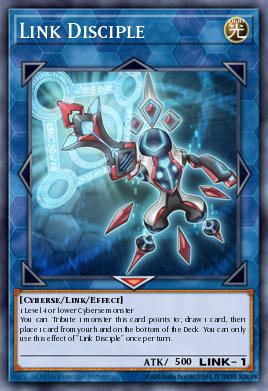 Link Disciple Yu-Gi-Oh card