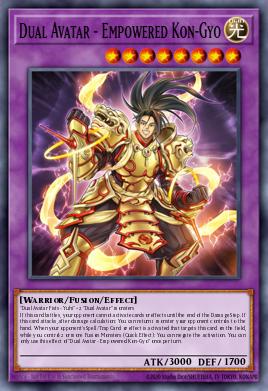 Dual Avatar - Empowered Kon-Gyo Yu-Gi-Oh card