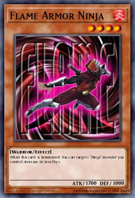 Flame Armor Ninja Yu-Gi-Oh card