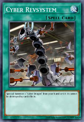 Cyber Revsystem Yu-Gi-Oh card
