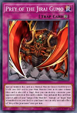 Prey of the Jirai Gumo Yu-Gi-Oh card