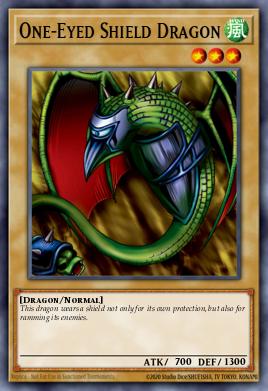 One-Eyed Shield Dragon Yu-Gi-Oh card