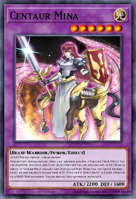 Centaur Mina Yu-Gi-Oh card