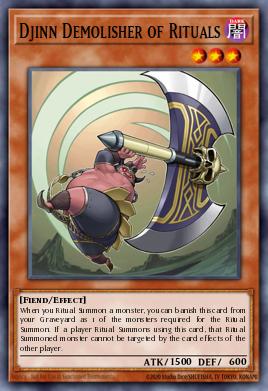 Djinn Demolisher of Rituals Yu-Gi-Oh card