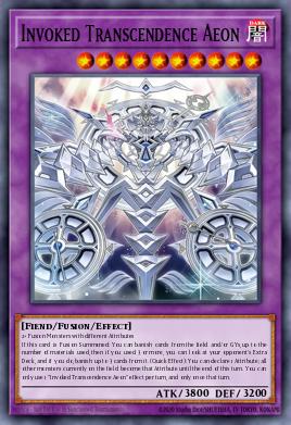 Invoked Transcendence Aeon Yu-Gi-Oh card