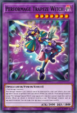 Performage Trapeze Witch Yu-Gi-Oh card