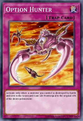 Option Hunter Yu-Gi-Oh card