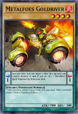 Metalfoes Goldriver Yu-Gi-Oh card