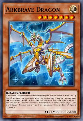 Arkbrave Dragon Yu-Gi-Oh card