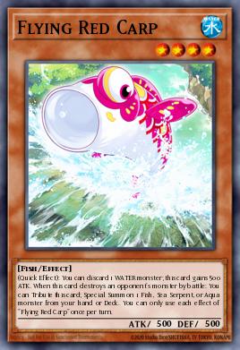 Flying Red Carp Yu-Gi-Oh card