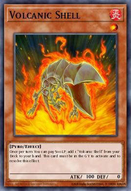 Volcanic Shell Yu-Gi-Oh card