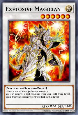 Explosive Magician Yu-Gi-Oh card