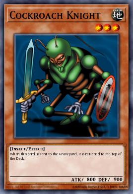 Cockroach Knight Yu-Gi-Oh card