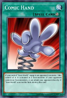 Comic Hand Yu-Gi-Oh card