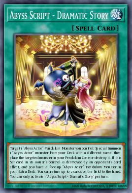 Abyss Script - Dramatic Story Yu-Gi-Oh card