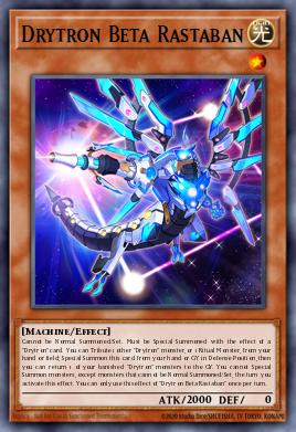 Drytron Beta Rastaban Yu-Gi-Oh card