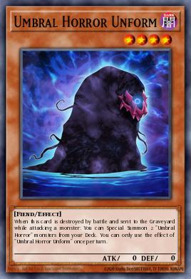 Umbral Horror Unform Yu-Gi-Oh card