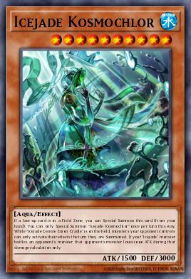 Icejade Kosmochlor Yu-Gi-Oh card