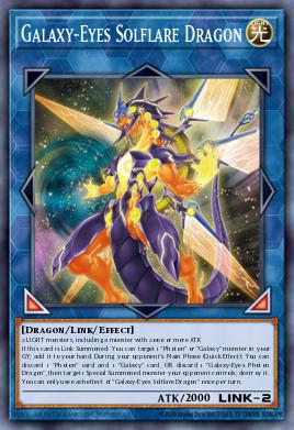 Galaxy-Eyes Solflare Dragon Yu-Gi-Oh card