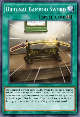 Original Bamboo Sword Yu-Gi-Oh card