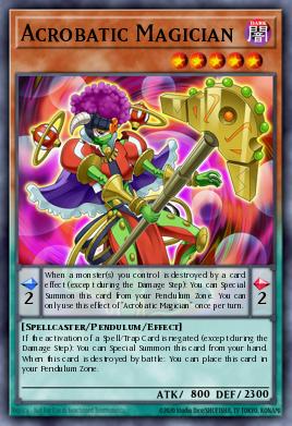 Acrobatic Magician Yu-Gi-Oh card