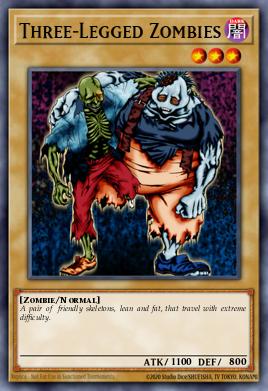 Three-Legged Zombies Yu-Gi-Oh card