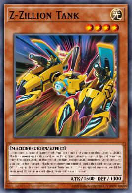 Z-Zillion Tank Yu-Gi-Oh card