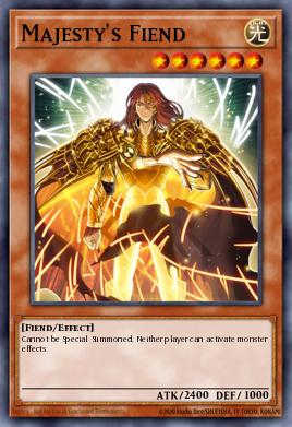 Majesty's Fiend Yu-Gi-Oh card