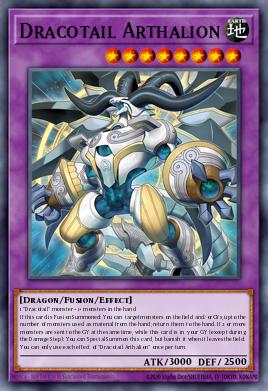 Dracotail Arthalion Yu-Gi-Oh card