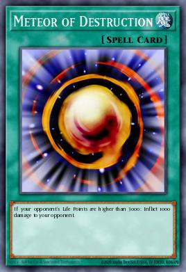 Meteor of Destruction Yu-Gi-Oh card