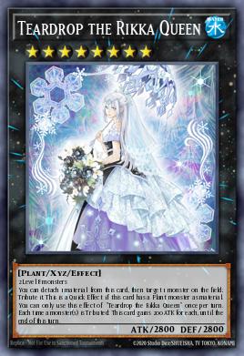 Teardrop the Rikka Queen Yu-Gi-Oh card