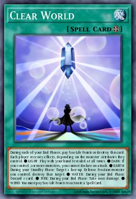 Clear World Yu-Gi-Oh card
