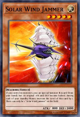 Solar Wind Jammer Yu-Gi-Oh card