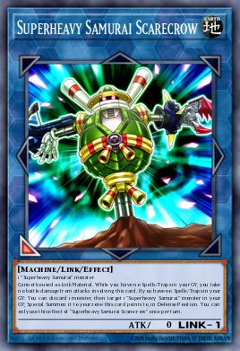 Superheavy Samurai Scarecrow Yu-Gi-Oh card