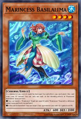 Marincess Basilalima Yu-Gi-Oh card
