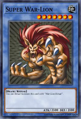 Super War-Lion Yu-Gi-Oh card