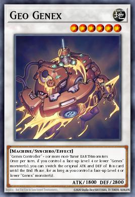 Geo Genex Yu-Gi-Oh card