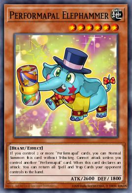 Performapal Elephammer Yu-Gi-Oh card
