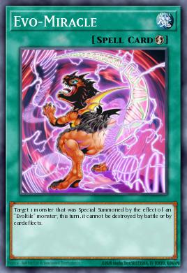 Evo-Miracle Yu-Gi-Oh card