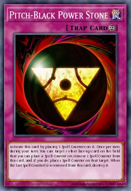 Pitch-Black Power Stone Yu-Gi-Oh card