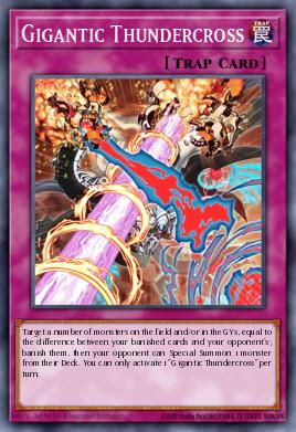 Gigantic Thundercross Yu-Gi-Oh card