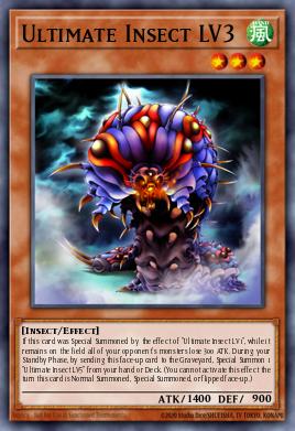 Ultimate Insect LV3 Yu-Gi-Oh card