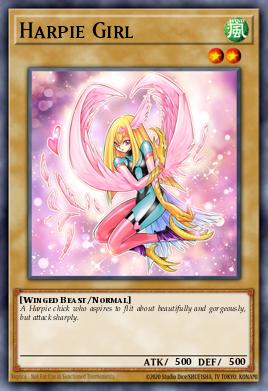 Harpie Girl Yu-Gi-Oh card