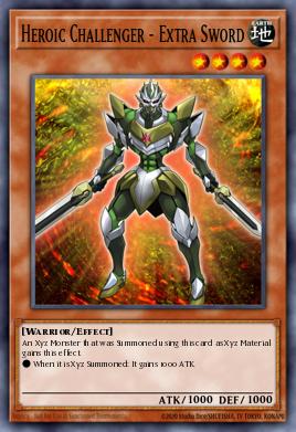 Heroic Challenger - Extra Sword Yu-Gi-Oh card
