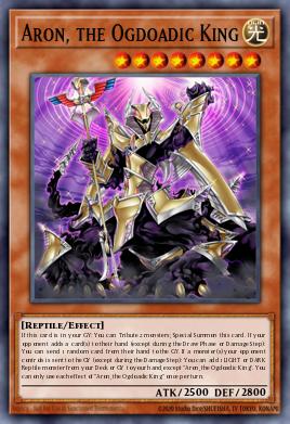 Aron, the Ogdoadic King Yu-Gi-Oh card