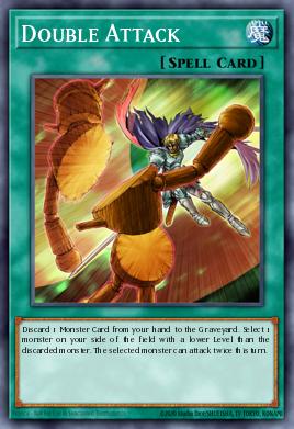 Double Attack Yu-Gi-Oh card