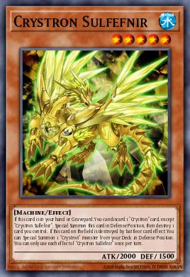 Crystron Sulfefnir Yu-Gi-Oh card