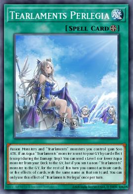 Tearlaments Perlegia Yu-Gi-Oh card